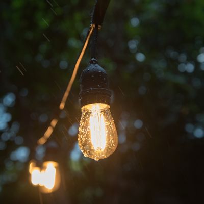 Vintage Edison S14 LED Bulbs Outdoor Commercial String Light